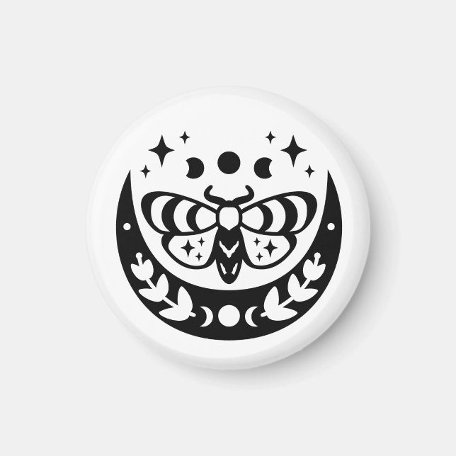 Mystisk Moth  Magnet (Framsidan)