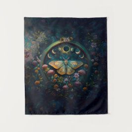 Mystisk Moth och Månfaser Portal Art
