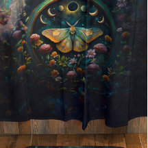 Mystisk Moth och Månfaser Portal Art STOR