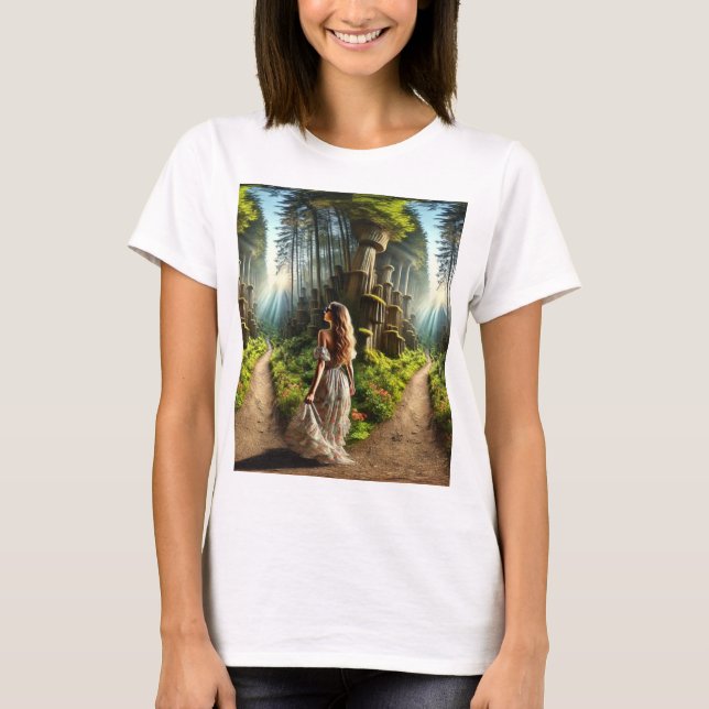 Mystisk nedgång: Väg till okänd härkomst T Shirt (Framsida)