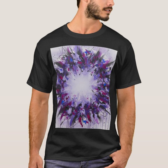 Mystisk omloppsbana-Virvel av färger T Shirt (Framsida)