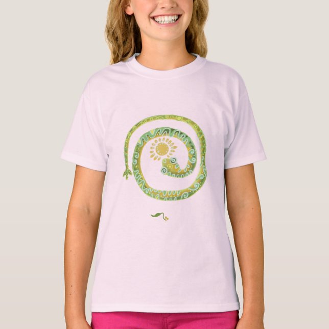 mystisk orm t shirt (Framsida)