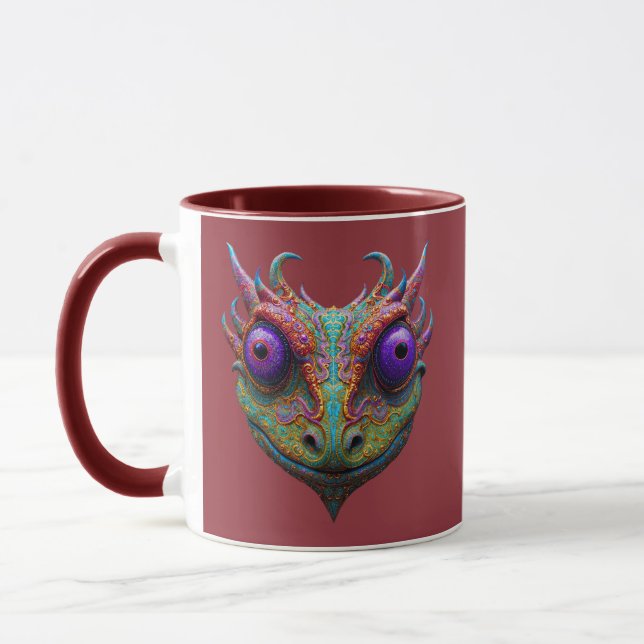 Mystisk Padda/Gecko/Groda Mugg (Vänster)