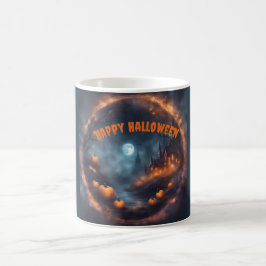 Mystisk portal till Halloween City Kaffemugg