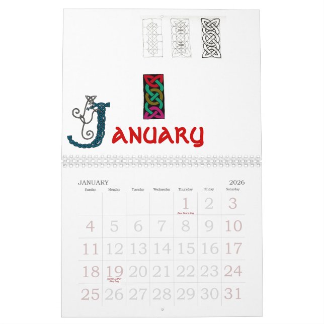 Mystisk roCeltic knyter kalender 2008 (Jan 2026)