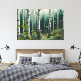 Mystisk Skog Canvastryck