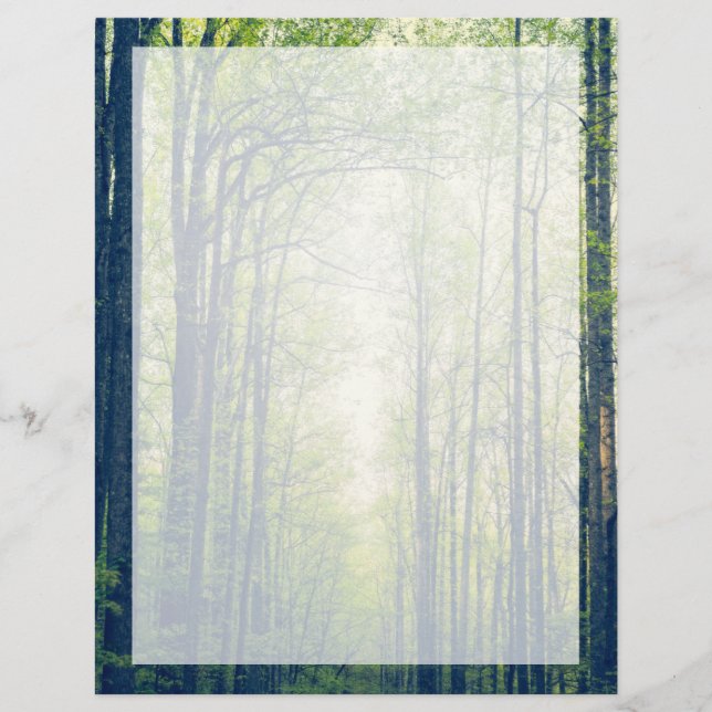 Mystisk skog reklamblad (Framsidan)