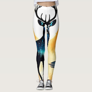 Mystisk skogshjort leggings