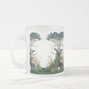 Mystisk skogsmassa - Konstgjort fruset glas Mugg