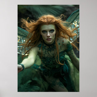 Mystisk Skogsutländsk Drottning – Cinematic Poster