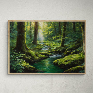 Mystisk strålning: En flods resa genom EU Poster