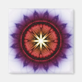 Mystisk symbolisk ornament magnet