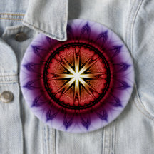 Mystisk symbolisk ryggstödsornament