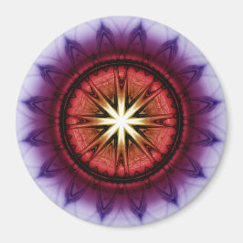 Mystisk symbolisk ryggstödsornament magnet