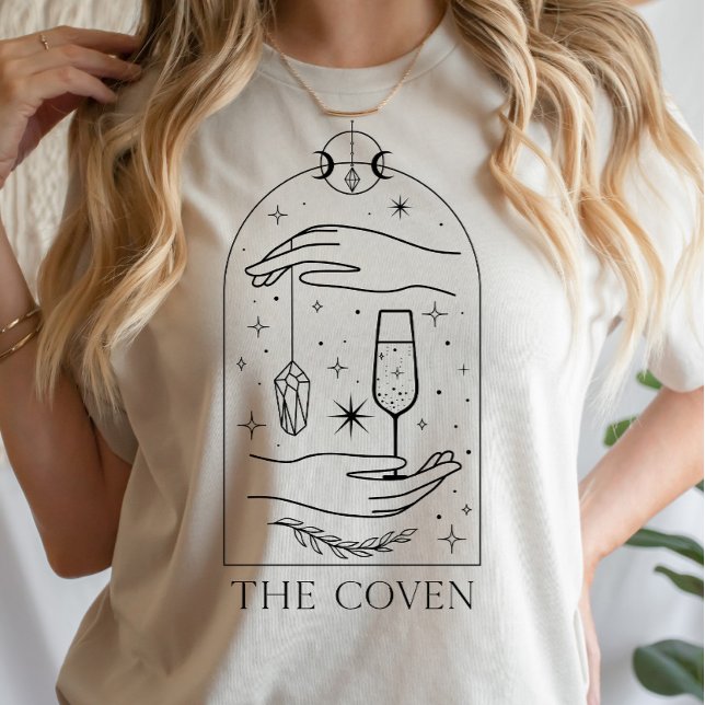 Mystisk Tarotkort The Coven Systerfest T Shirt (Skapare uppladdad)