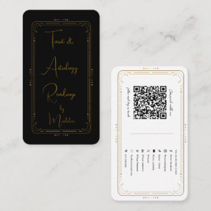 Mystisk Tarotläsare Sociala Medier-Koppling QR Visitkort