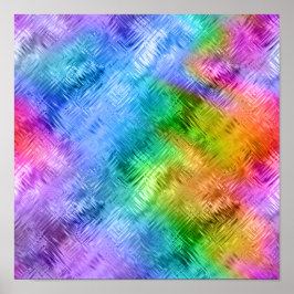 Mystisk Topas Blå Glasyr Textur Poster