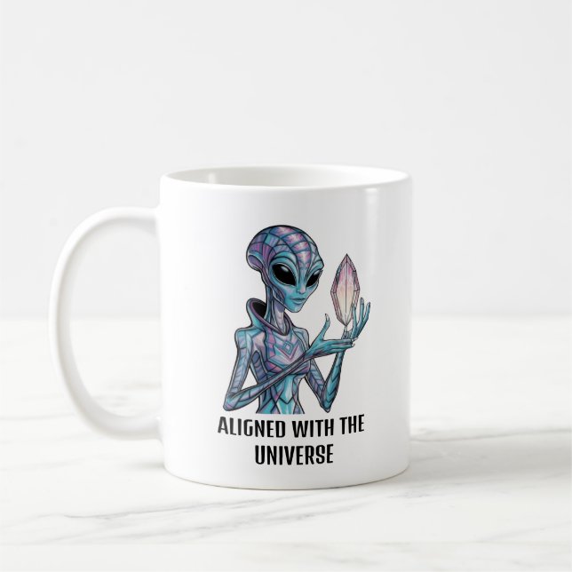 Mystisk utomjording kaffemugg (Vänster)