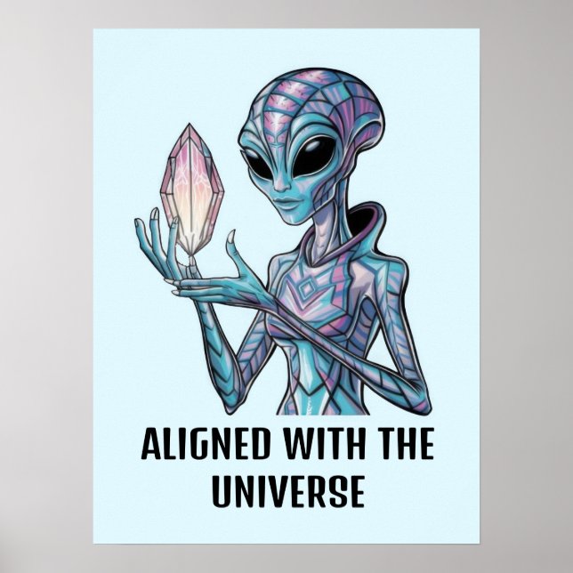 Mystisk utomjording poster (Framsidan)