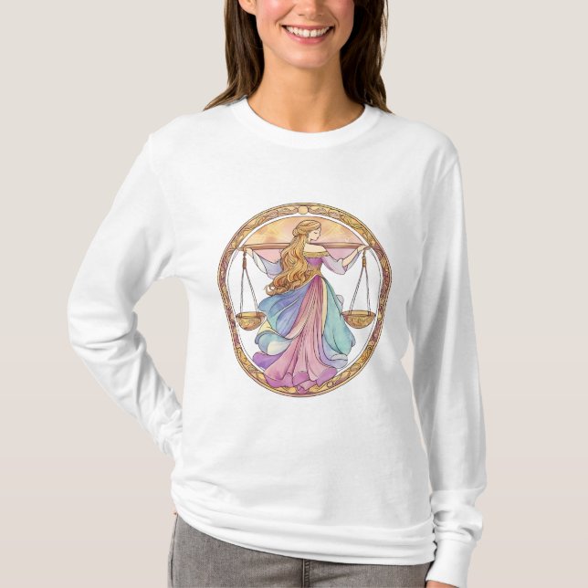 Mystisk Våg-Gudinna T Shirt (Framsida)
