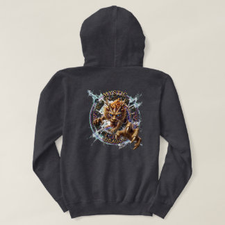 Mystisk Vatten Drak Fantasi Konst Hoodie