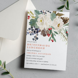 Mystisk vinter | Bridesmaids Luncheon Bröllop Inbjudningar