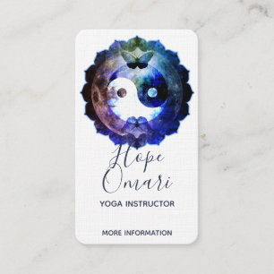Mystisk Yin Yang, Andlig Holistisk Visitkort