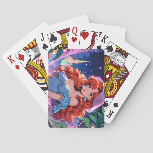 Mystiska Anime-spelkort Casinokort (Baksidan)
