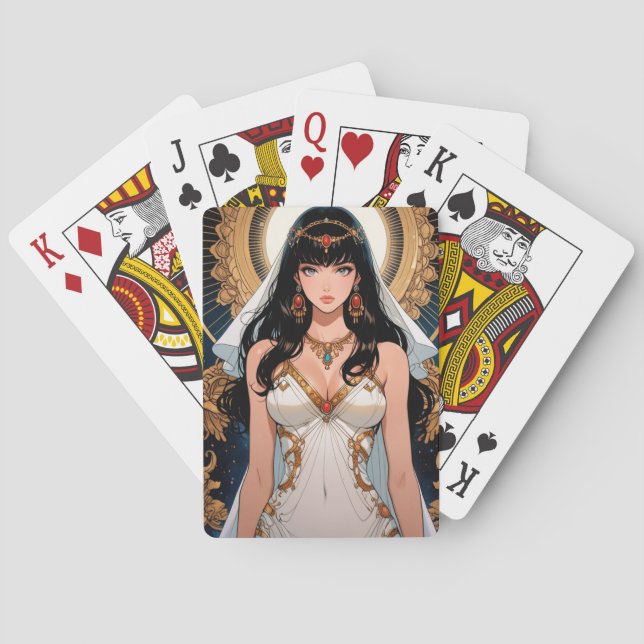 Mystiska Anime-spelkort Casinokort (Baksidan)