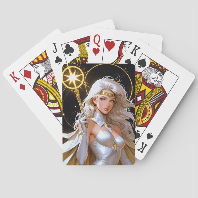 Mystiska Anime-spelkort Casinokort (Baksidan)