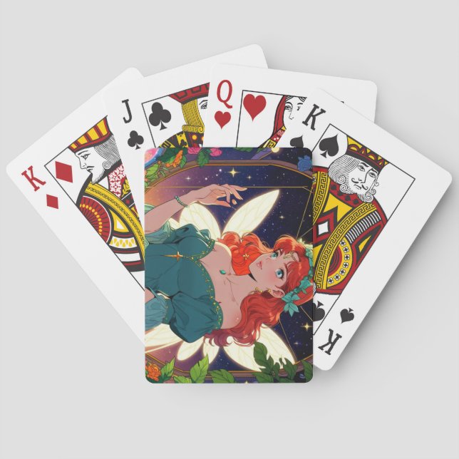 Mystiska Anime-spelkort Casinokort (Baksidan)