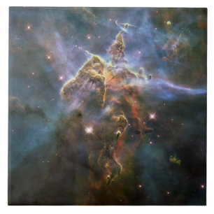 Mystiska berget i Carinanebulosan Hubble Space Kakelplatta
