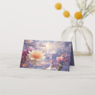 Mystiska blommor i den övernaturliga Realm Placeringskort