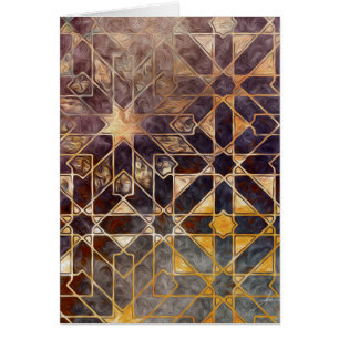Mystiska brickor I Hälsningskort