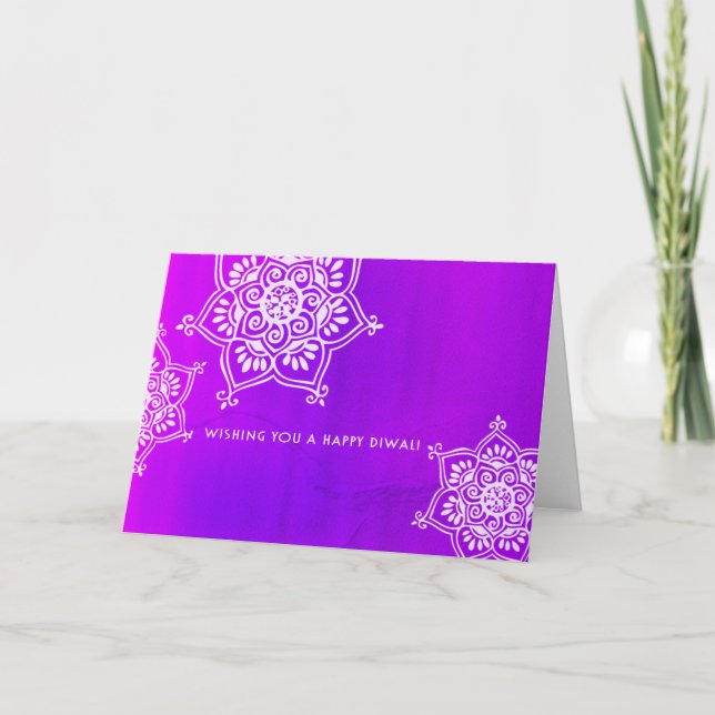 Mystiska Diwali hälsningar Kort (Framsida)