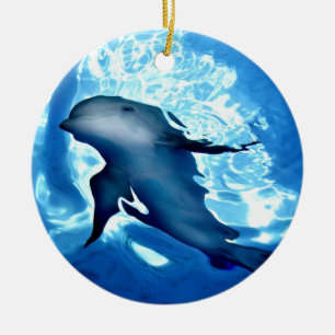 Mystiska Dolphin.jpg Julgransprydnad Keramik