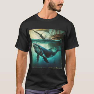 Mystiska drömliknande val. t shirt