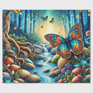 Mystiska fjärilar presentpapper
