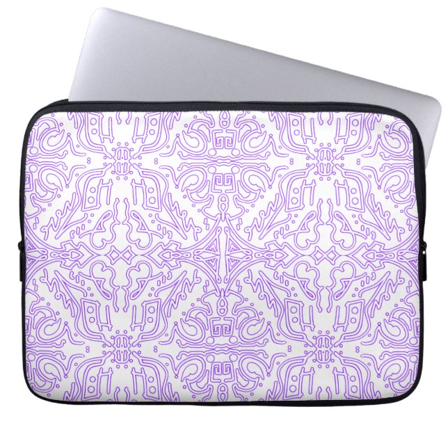 Mystiska nebulosan lila laptop fodral (Framsidan)