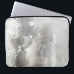 Mystiska objekt - Grått Laptop Fodral<br><div class="desc">Mystical Objects III av Joyce Combs. Mjuk grått-design i varierande ton.</div>