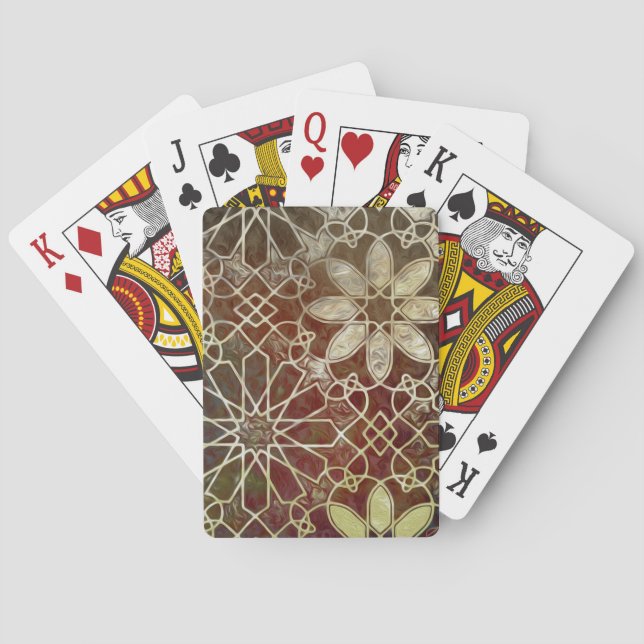 Mystiska plattor II Spel Kort (Baksidan)