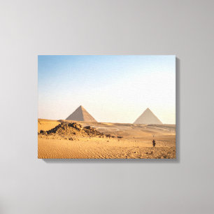 Mystiska pyramider canvastryck