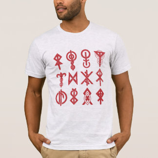 Mystiska Run-symboler T Shirt