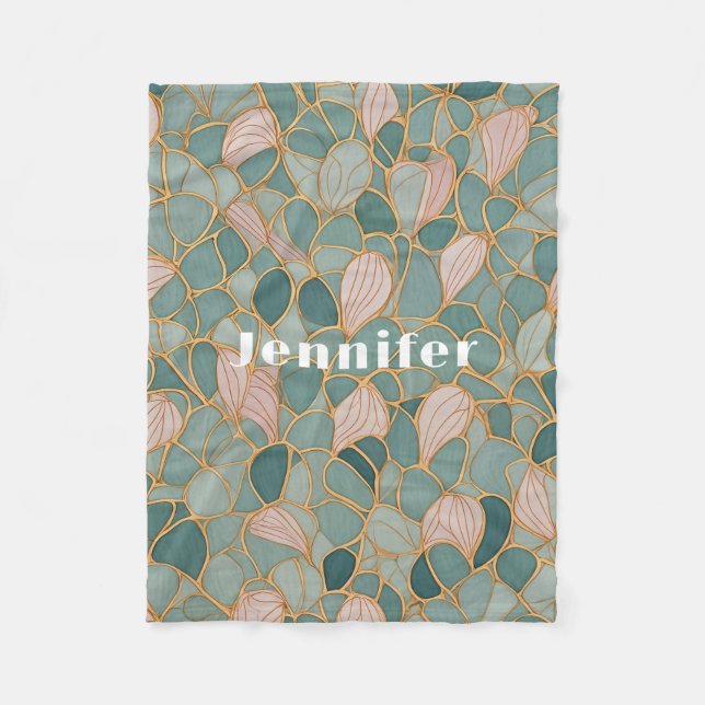 Mystiska skalor: Pastel Fantasy Fleecefilt (Framsidan)