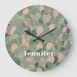 Mystiska skalor: Pastel Fantasy Stor Klocka