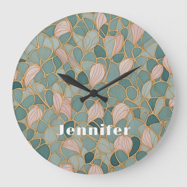 Mystiska skalor: Pastel Fantasy Stor Klocka (Framsida)