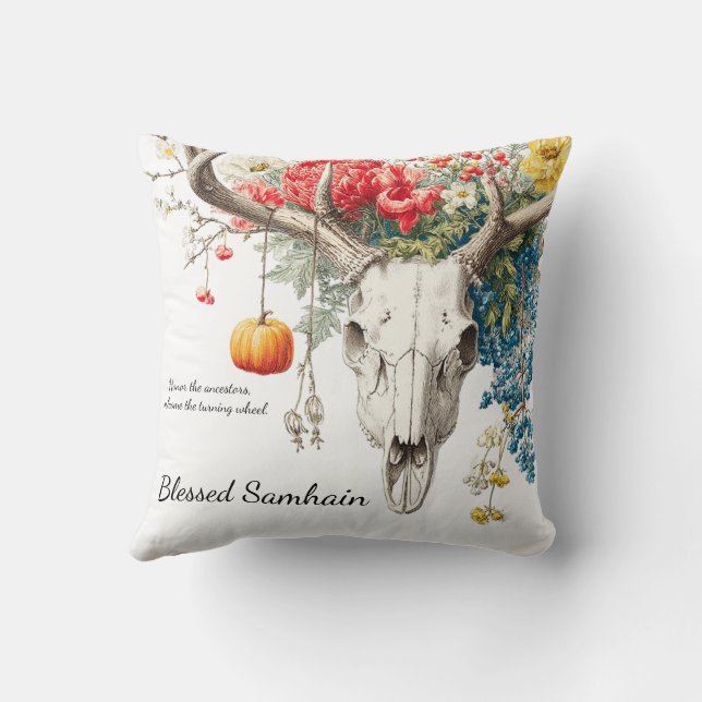 Mystiska sömnar | Samhain Witchy Design Kudde (Baksida)