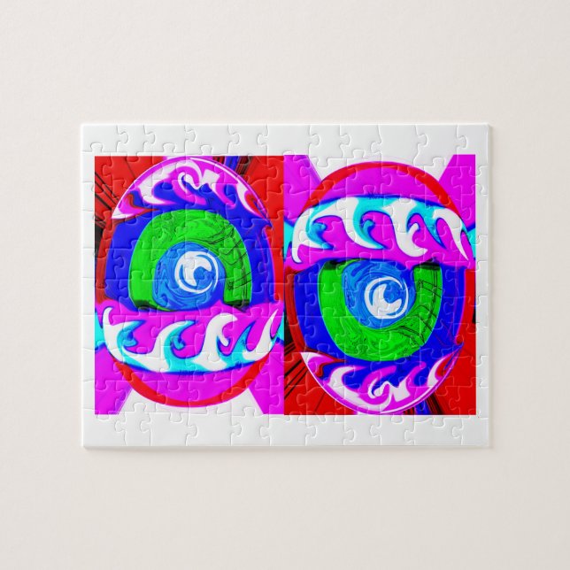 Mystiska speciella ägg pussel (Horisontell)