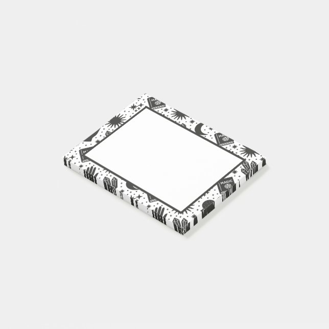 Mystiska Symboler Post-It-lappar Post-it Block (Vinklad)