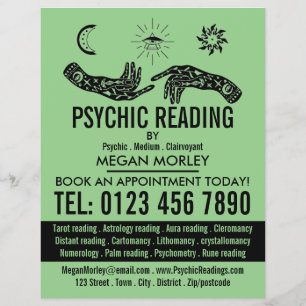Mystiska symboler, Psychic Reading Advertising Reklamblad
